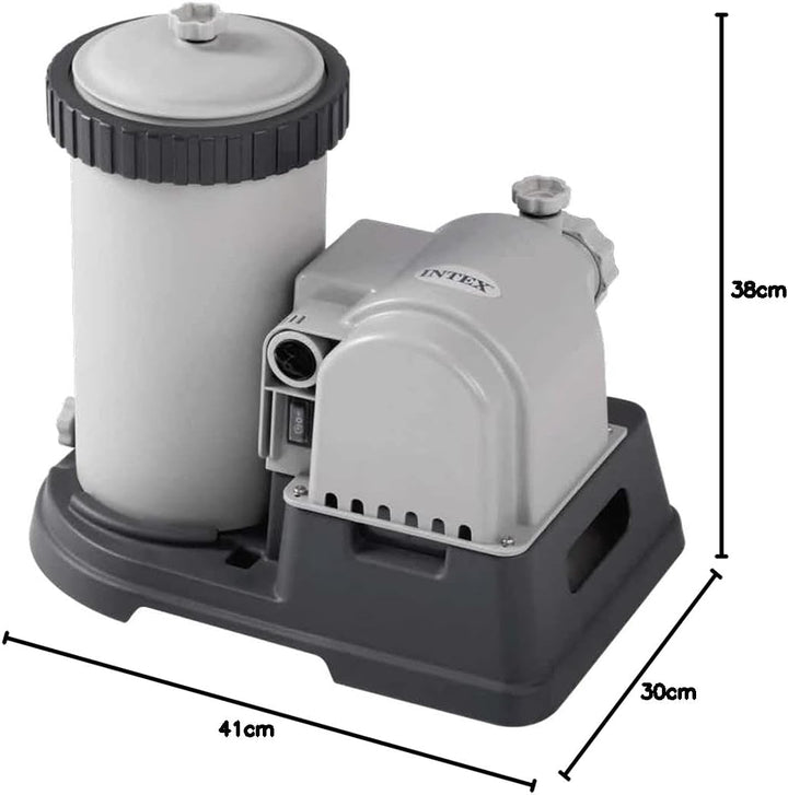 Intex Kartuschenfilter OPTIMO 634T, 9.463 l/h, 360 W, 230V, Anschluss: Ø 38 mm mit Verschraubung 2""