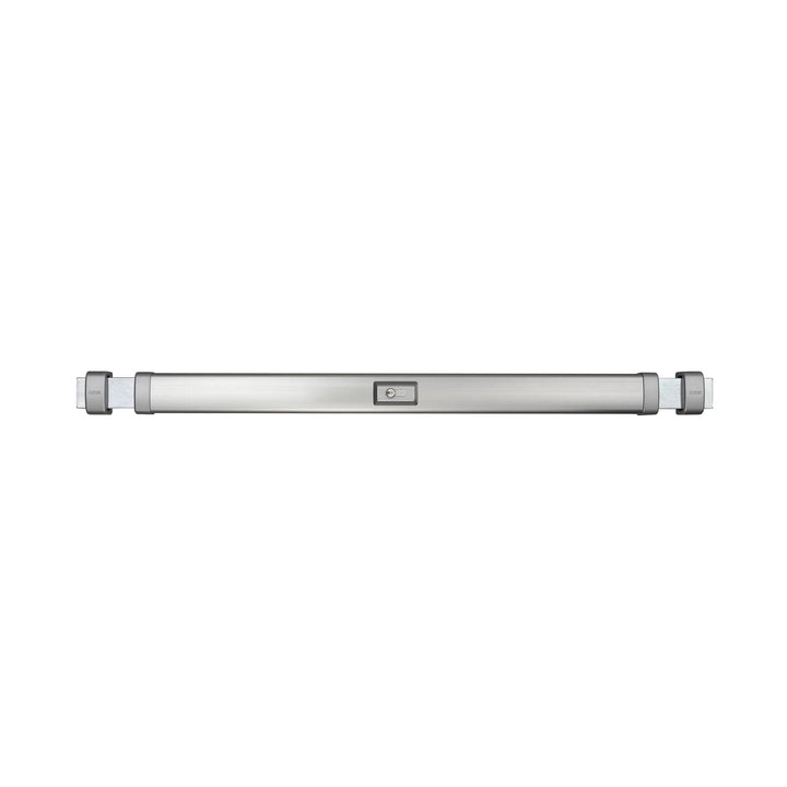 ABUS Panzerriegel PR2700 für Haus- und Wohnungstüren, edelstahl-Look, 49087 Edelstahl mit Zylinder S