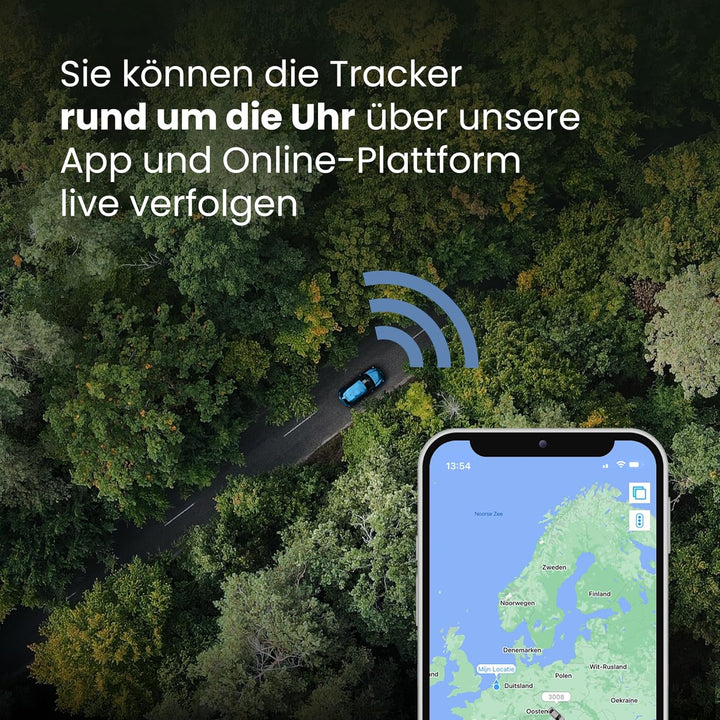 Onntrack 400 Einbau GPS-Tracker - Lebenslange kostenlose Tracking, für Auto, LKW, Wohnmobil, Echtzei