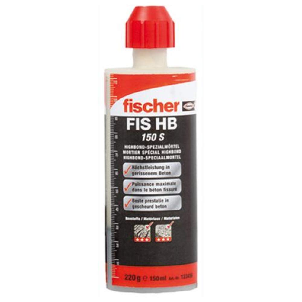 fischer Highbond-Spezialmörtel FIS HB 345 S, wetterfester Injektionsmörtel für Innen- &amp; Aussenbereic