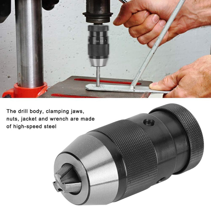 Bohrfutter, JT33 13mm SDS Bohrfutter Adapter Hochgeschwindigkeits Stahl Schnellspannbohrfutter Profe