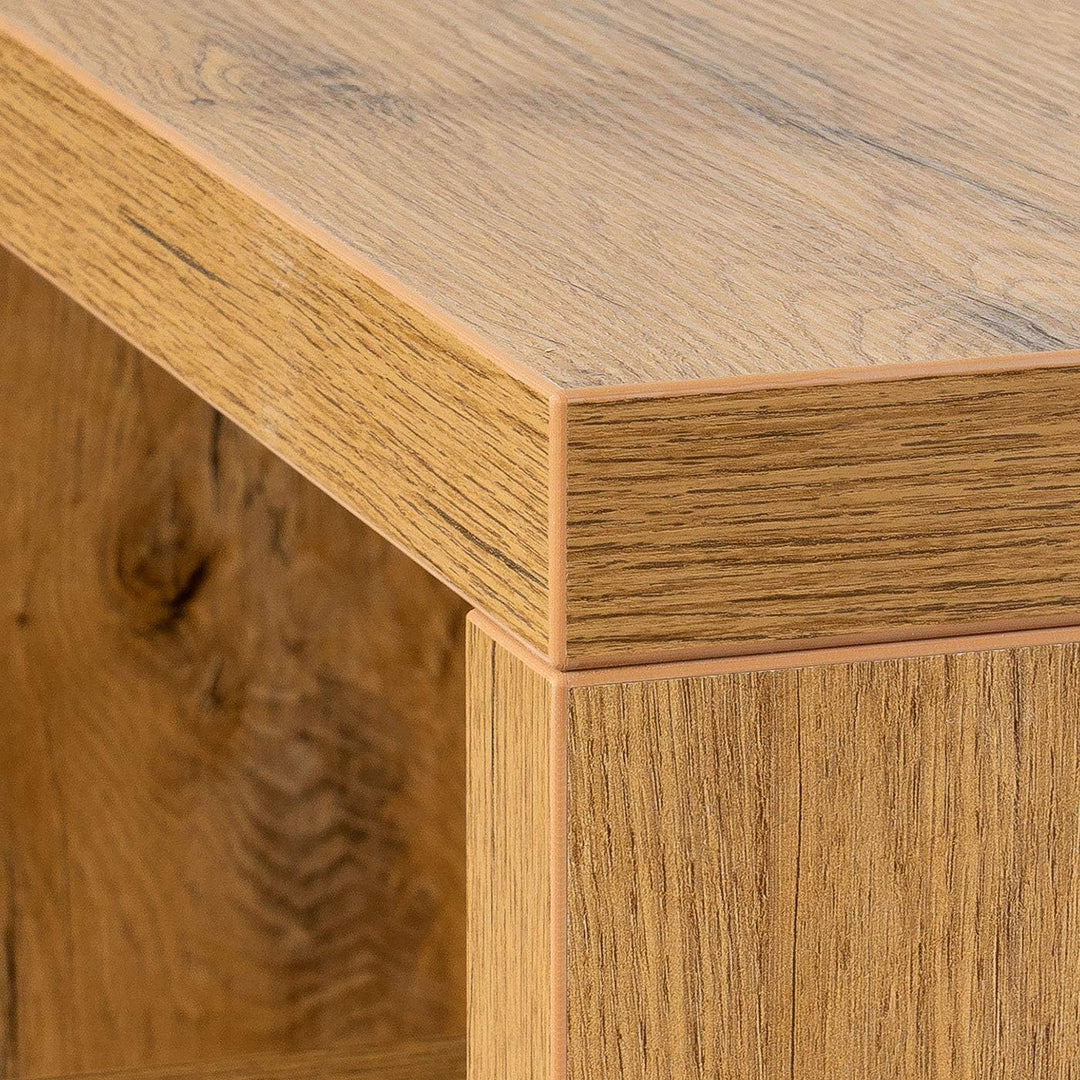 levandeo Couchtisch Gustav Wildeiche Eiche B x H x T: 59x37x36cm Holz Beistelltisch Keine Montage Fe
