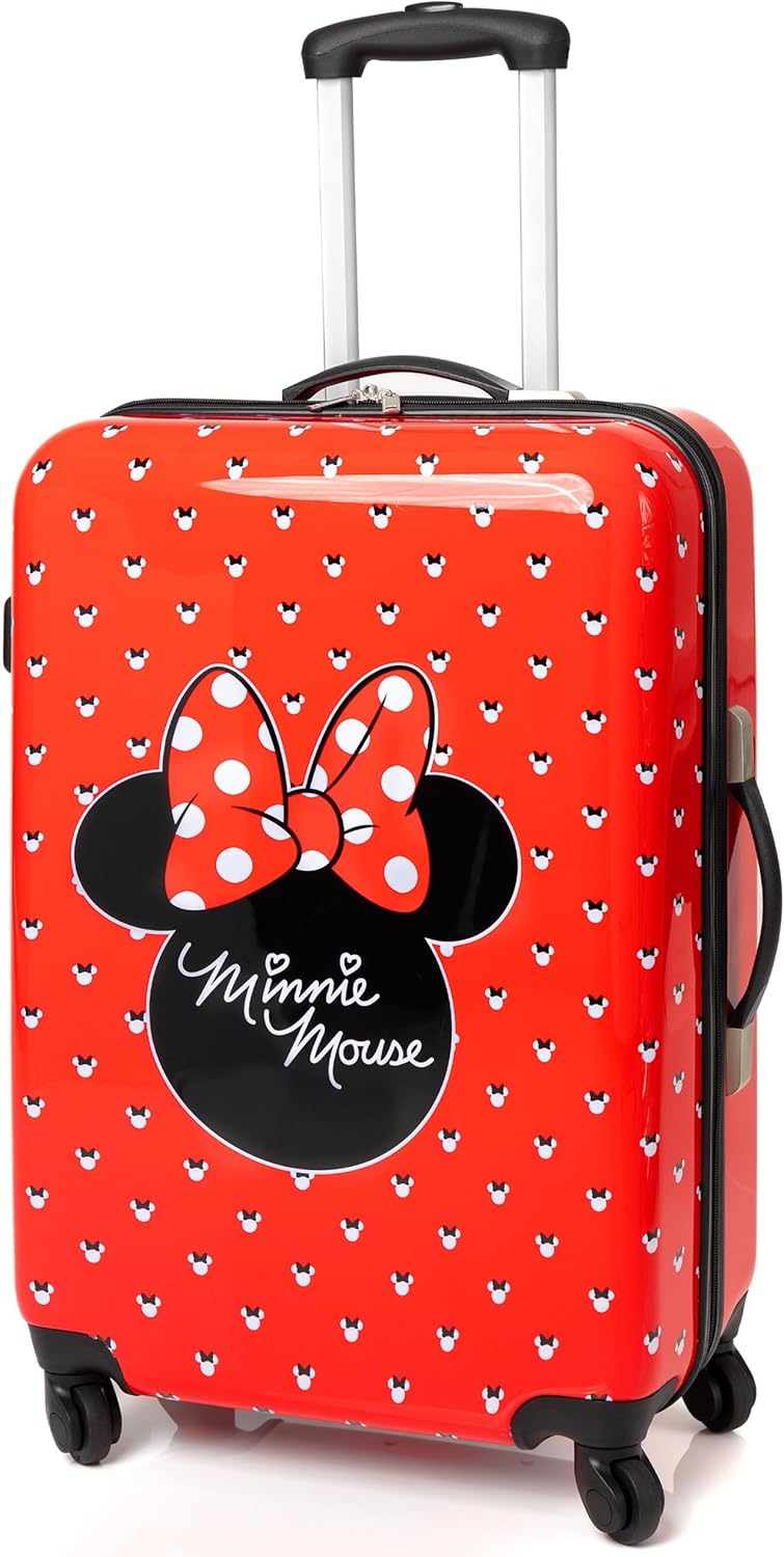 Disney Minnie Mouse Koffer für Erwachsene & Kinder | Kabine kleine mittlere oder grosse Optionen Gep