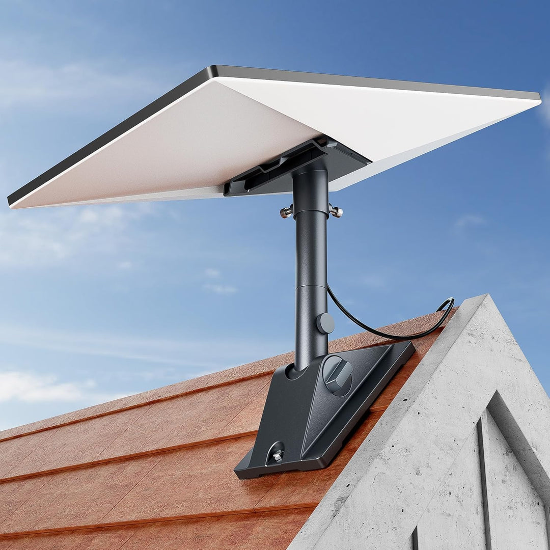 Starlink Gen 3 & Standard 4/4X Schwenkhalterung mit Rohradapter – Aluminium Dach- & Wandhalterung fü