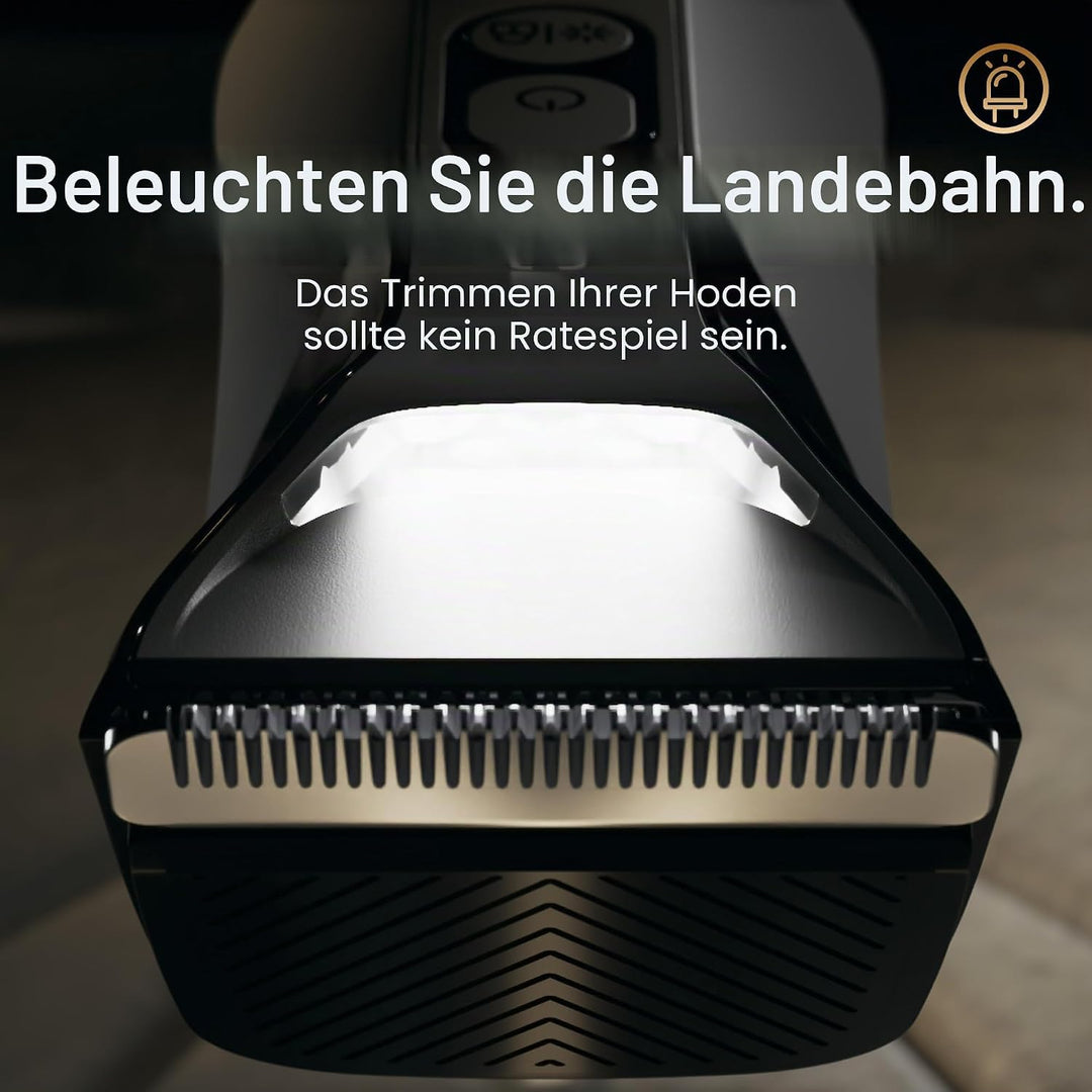 MANSCAPED® The Lawn Mower® 4.0 PRO – Leisten- und Körperhaarschneider, SkinSafe®-Trimmerklinge, wass