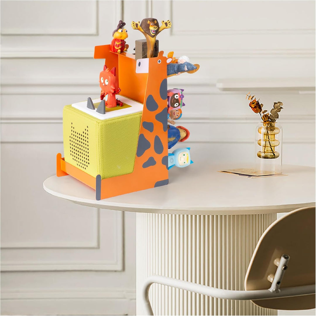 Giraffenform Tonie Regal vollständig magnetisches Toniebox Regal für mehr als 25-35 Figuren + Box To