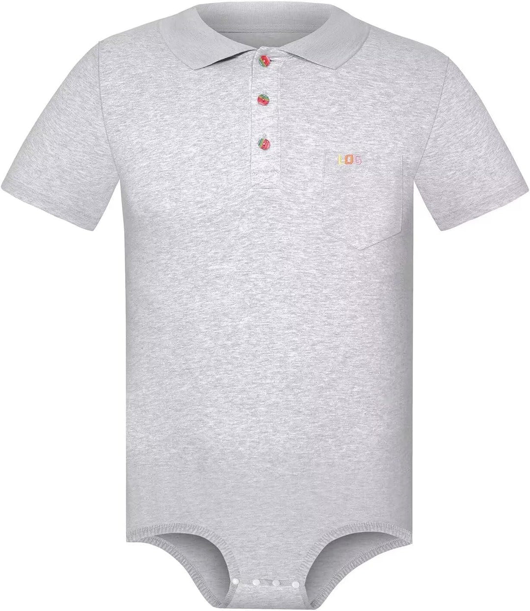 Landofgenie Herren Kurzarm Bodysuit Crotch Shirt Romper Plus Size Bodysuit Herren One Piece Pyjamas,