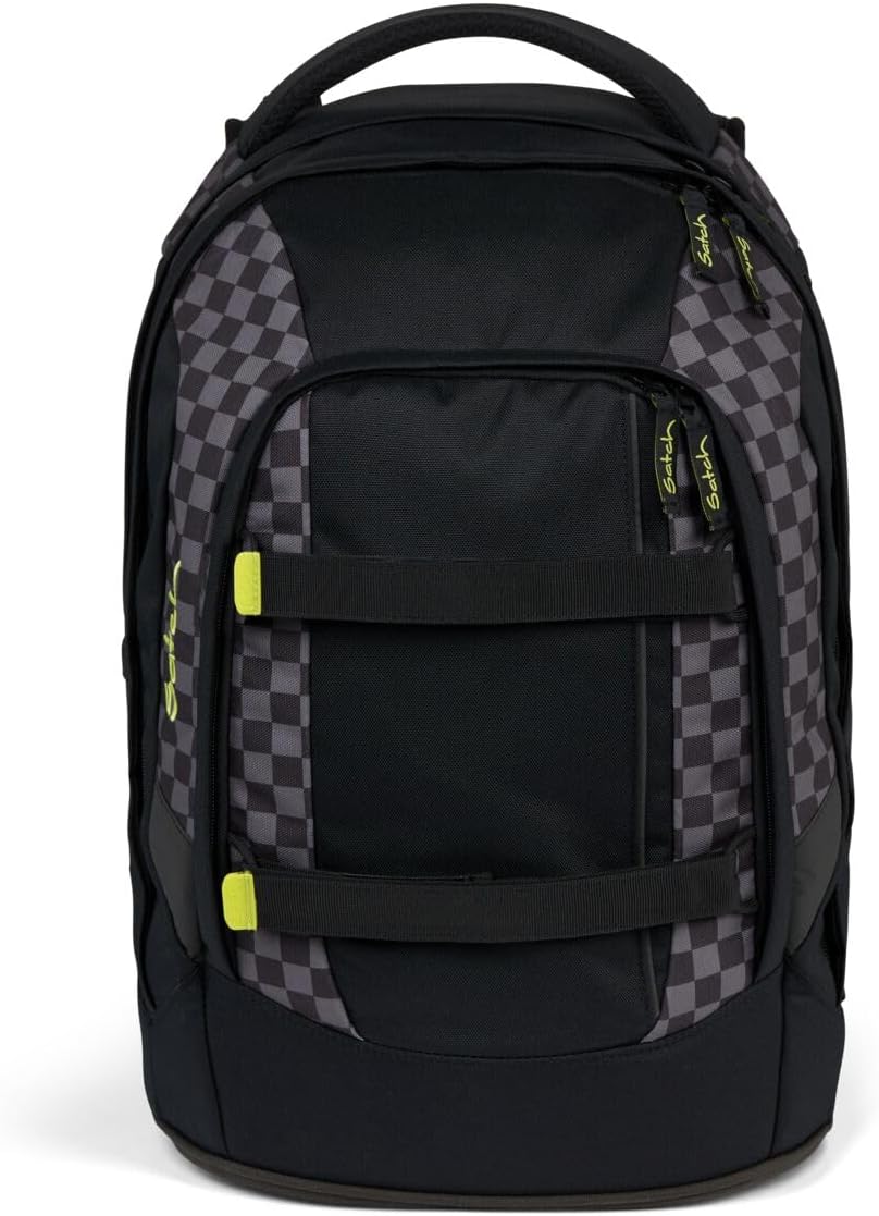 Satch Pack Schulrucksack Set 3tlg. inkl. Schlamperbox und Sportbeutel (Dark Skate), Dark Skate
