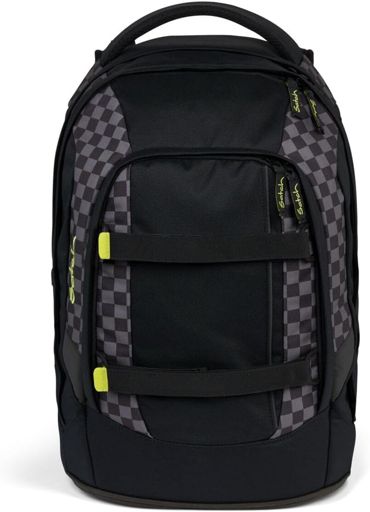 Satch Pack Schulrucksack Set 3tlg. inkl. Schlamperbox und Sportbeutel (Dark Skate), Dark Skate
