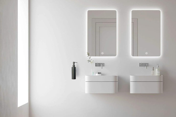 Ambrosya - Seifenspender aus Edelstahl in Schwarz - Bad Badezimmer Bohren Halter Halterung Seife Sei