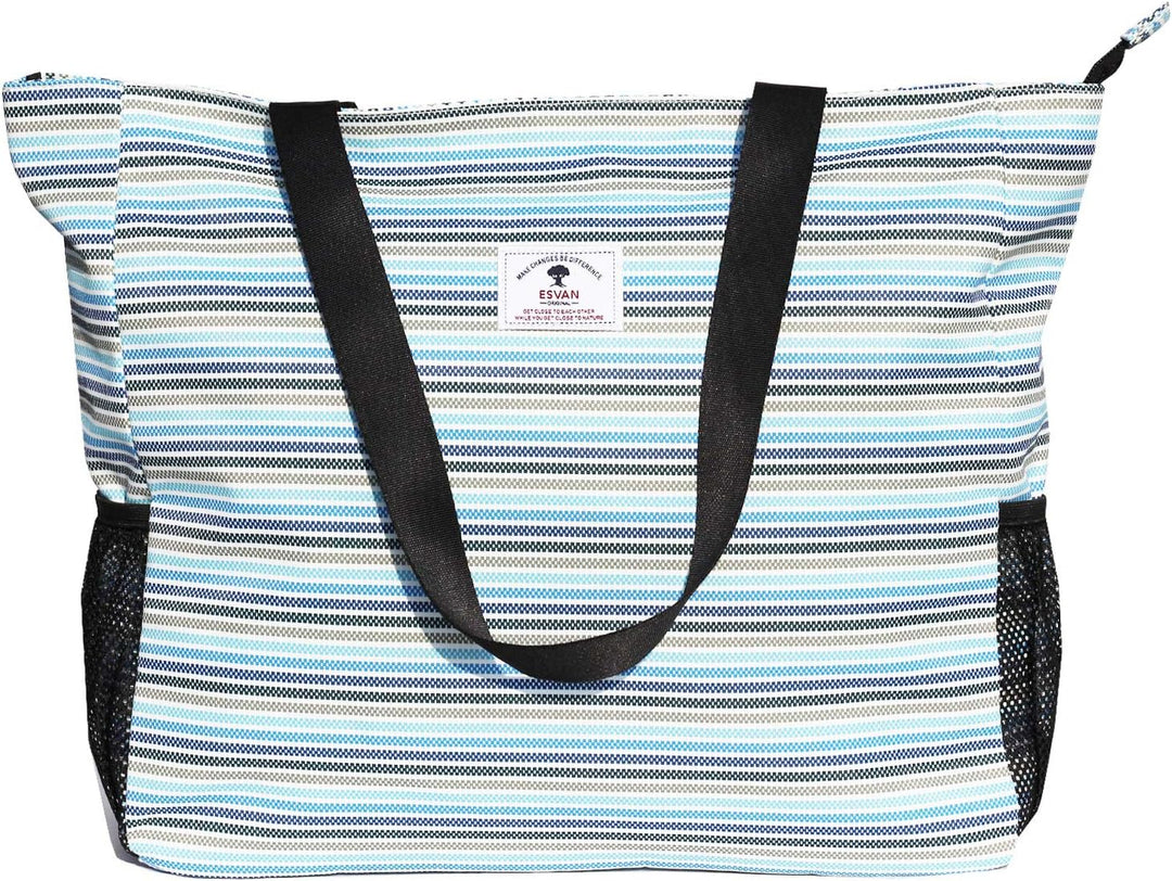 Grosse Strandtasche, wasserabweisend, leicht, 50,8 cm, für Damen, für Fitnessstudio, Strand, Reisen,