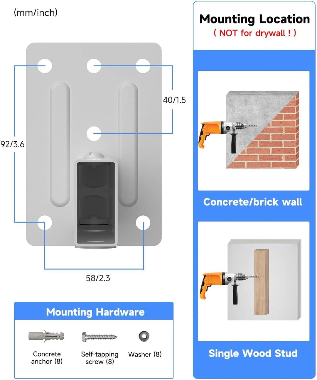 suptek Dual Side Clamping Bücherregal Lautsprecherhalterung Wandhalterung für grosse Umgebungslautsp