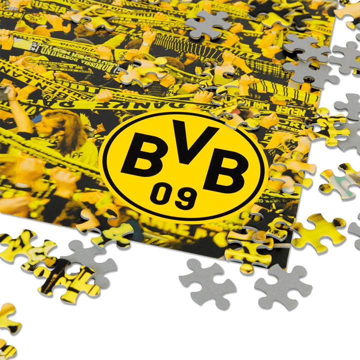 Borussia Dortmund Unisex Jugend BVB Puzzle 1000 Teile, schwarzgelb, 72x45cm