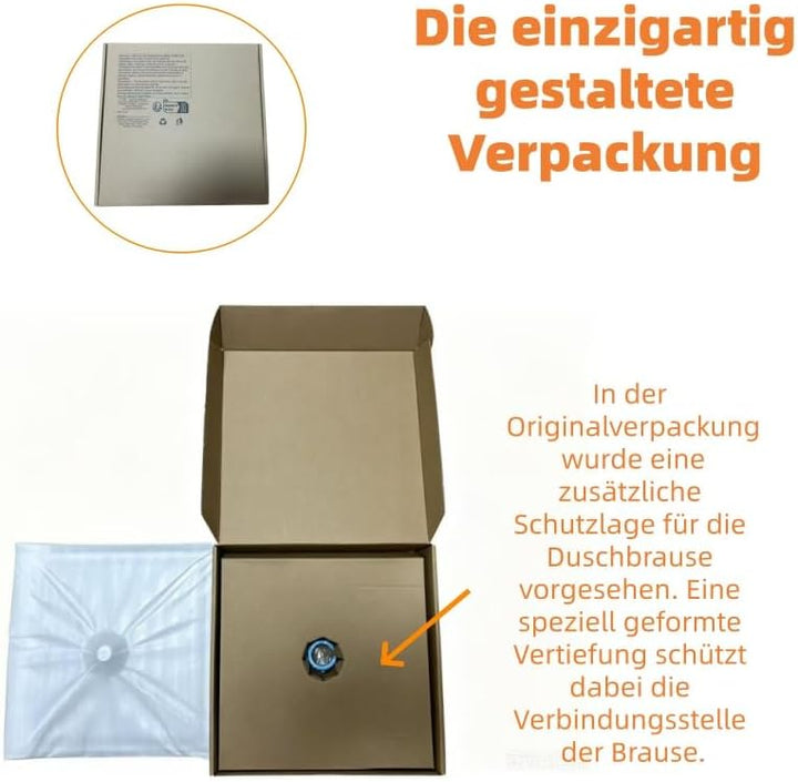 duschkopf regendusche 12 Zoll, Regenduschkopf 30x30cm Eckig aus Edelstahl, Selbstreinigende Regendus