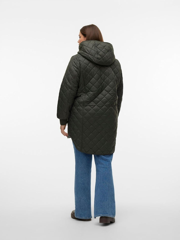 VERO MODA Female Mantel VMHAYLE Steppjacke, Grau / Peat