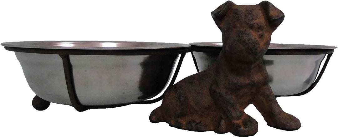 Antic Line – Doppelnapf für kleine Hunde – 21 cm