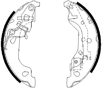 Bosch 986487597 Bremsbacke