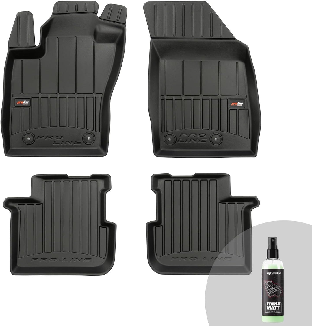 FROGUM ProLine 3D Gummimatten Exklusiven Auto Fussmatten Autofussmatten für FIAT Tipo ab 2015 | Die