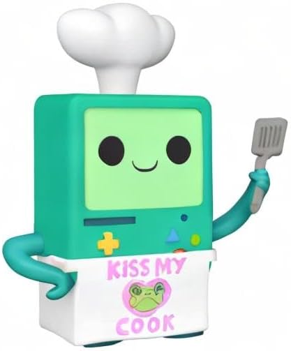 Funko Adventure Time – BMO Cook Pop! Vinyl-Figur (Bundled with Compatible Pop Box Protector Case)