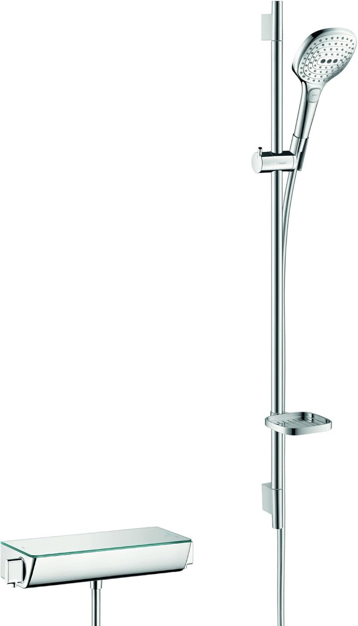 hansgrohe Raindance Select E 120 Thermostatset 0,90m, 3 Strahlarten, Chrom 0,90m Set Chrom, 0,90m Se
