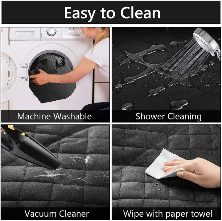 LONENESSL Hunde Autositzbezug Wasserdicht Kratzfest und rutschfest, Schützt Ihr Auto vor Kratzern, H