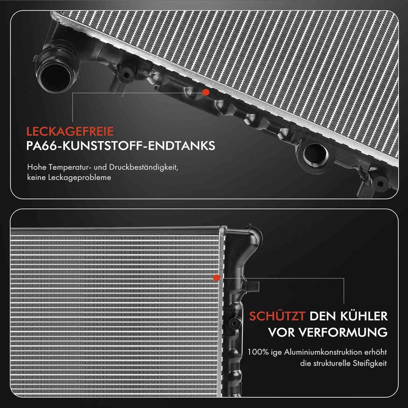 Frankberg Kühler Wasserkühler Motorkühler Schaltgetriebe Kompatibel mit Ibiza III 6L1 1.2L-2.0L 2002