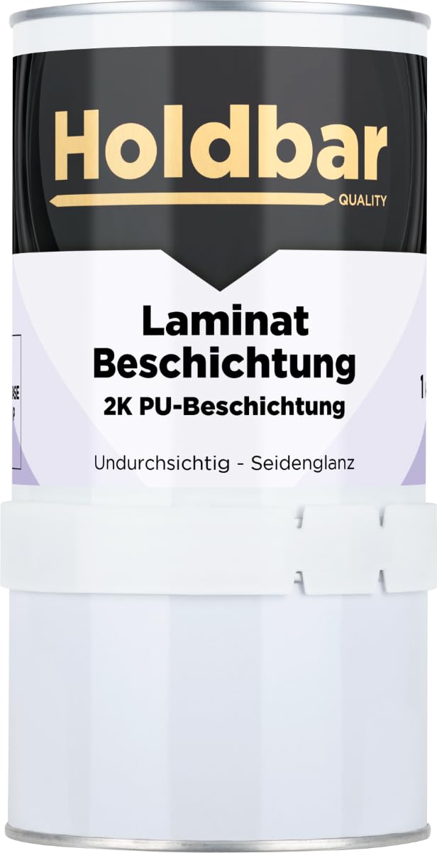 Laminat Beschichtung Lichtgrau (RAL 7035) 1 Kg - Laminat Farben - Schützt Laminat Boden - 2-Komponen