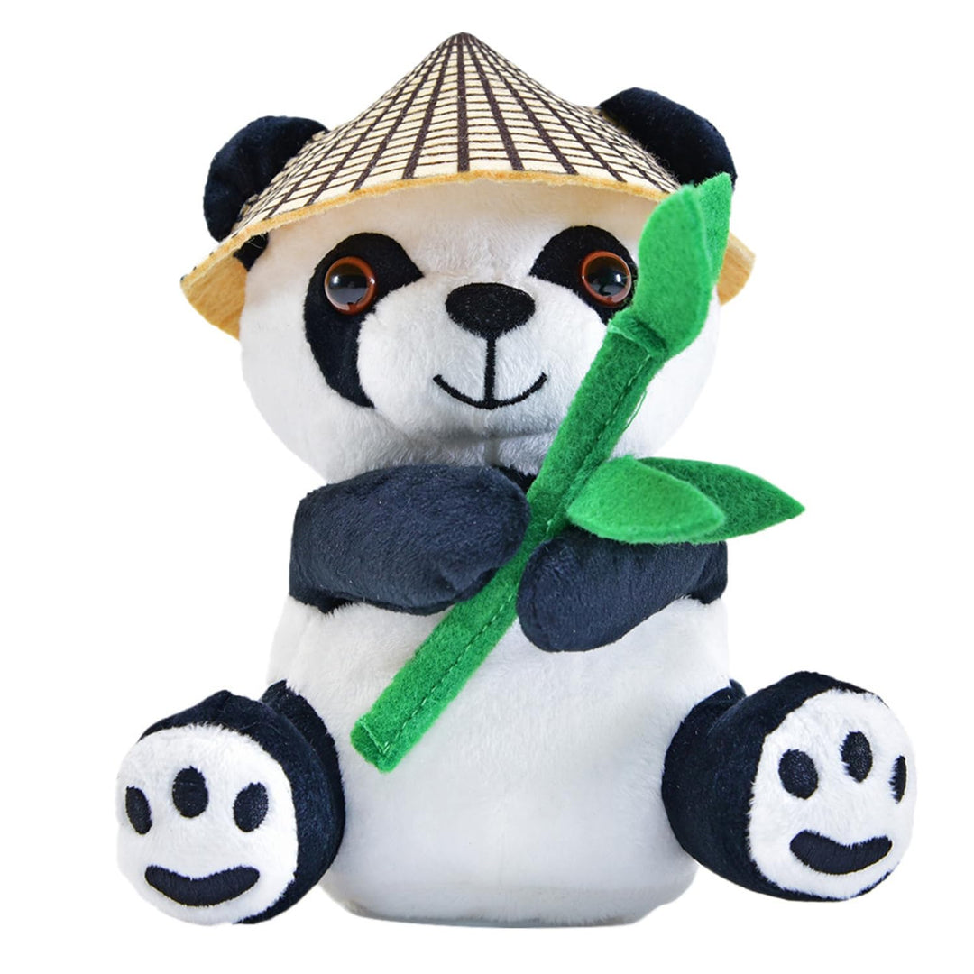 Kögler 76922 - Labertier Panda Bao Bao, ca. 14,5 cm gross, nachsprechende Plüschfigur mit Wiedergabe