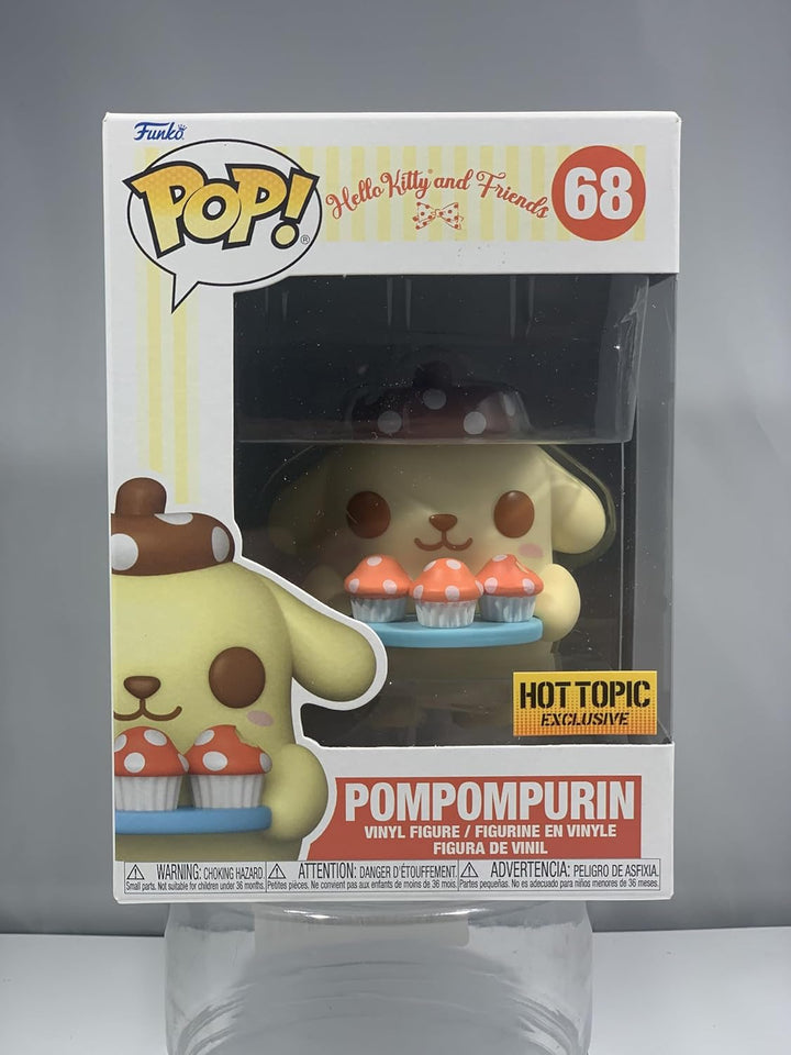 Funko Pop! Sanrio: Hello Kitty and Friends - Pompompurin mit Tablett (Exc), Sammelfigur Vinyl - 7360