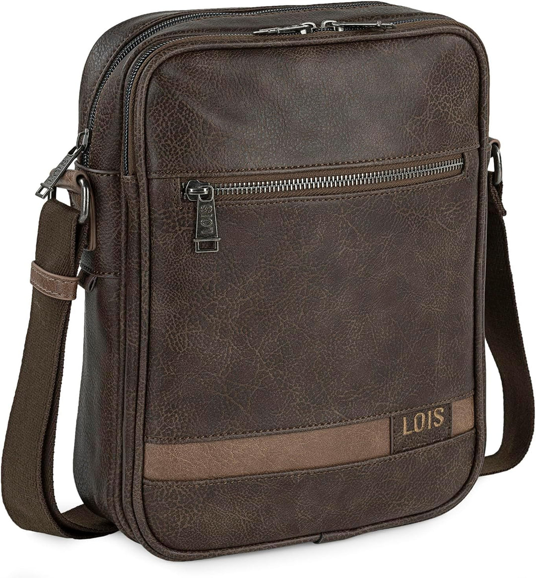 Lois - Umhängetasche Herren Klein mit verstellbarem riemen - Herren Umhängetasche Klein hergestellt