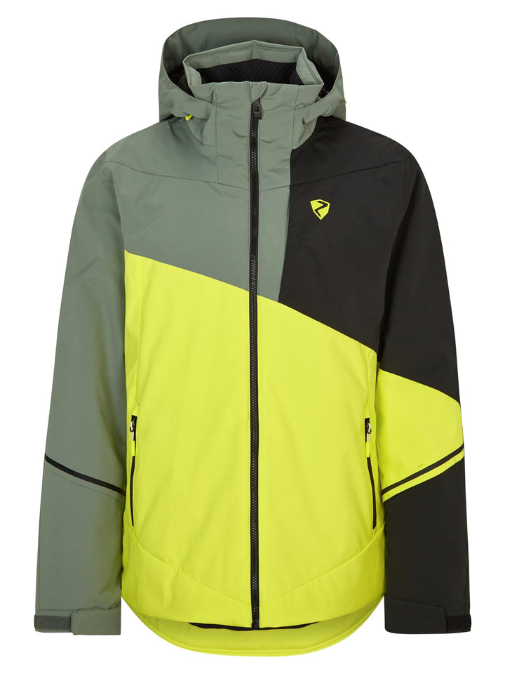 Ziener Herren Timpa Ski-Jacke/Snowboard-Jacke | atmungsaktiv, wasserdicht (1er Pack) 56 bitter lemon