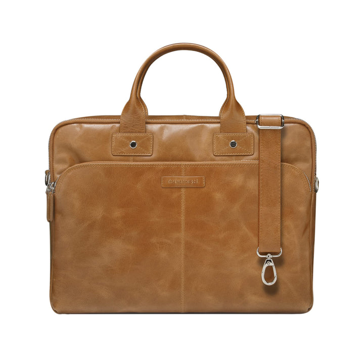 dbramante1928 - Kronborg Laptoptasche 16 Zoll für Damen &amp; Herren - Tasche mit strukturierten Ledergr