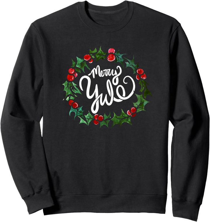 Frohe Weihnachten Festliche heidnische Weihnachtssegen Sweatshirt