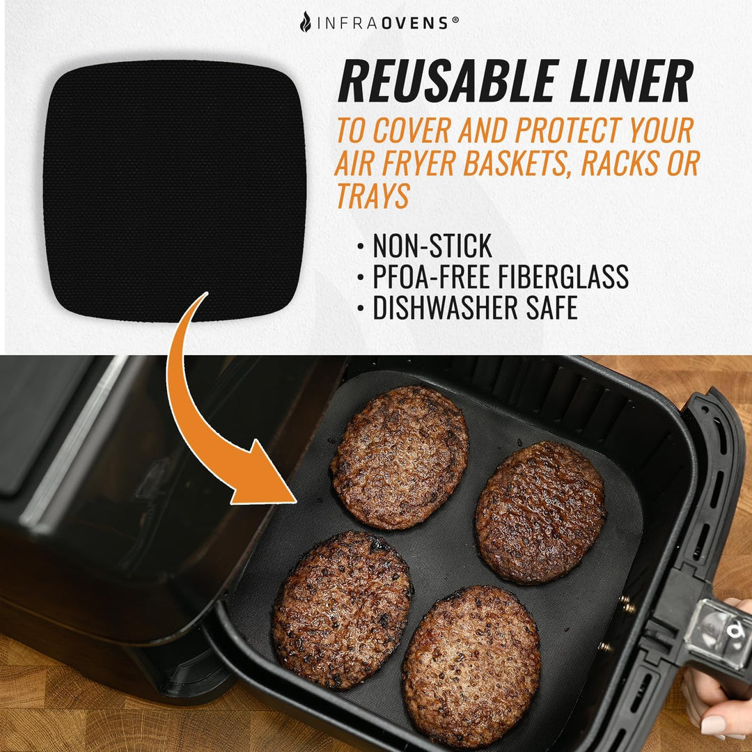 Wiederverwendbare Luftfritteusen-Einlagen für Cosori 3,7 qt, Instant Pot Vortex Plus 4 qt Airfryer,
