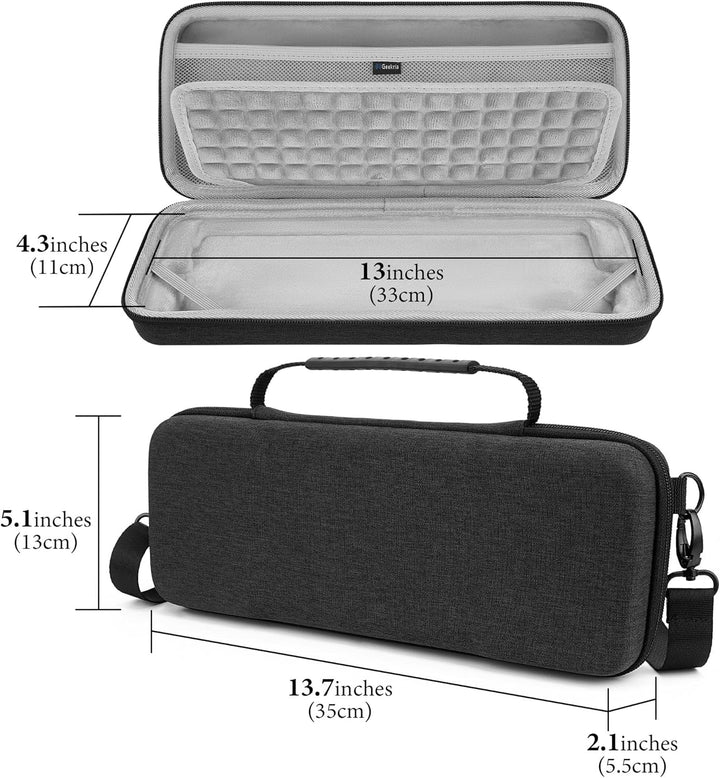GEEKRIA Hartschalen-Reisetasche, Drum-Machine-Tasche Kompatibel mit Teenage Engineering OP-1 Field/O