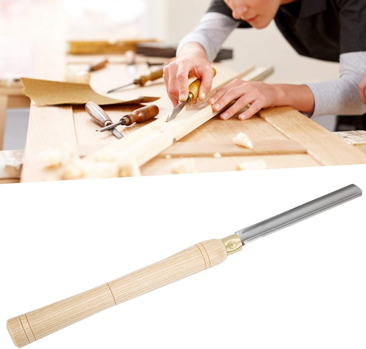Fafeicy Holzbearbeitungs-Drehmeissel mit 22 Mm Kantenbreite, HSS Schrupp-Hohleisen-Drehmeissel, Holz