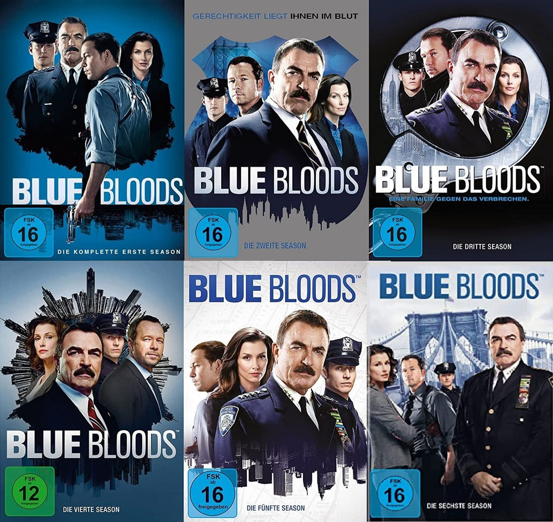 Blue Bloods - Die kompletten Staffeln 1+2+3+4+5+6 im Set - Deutsche Originalware [36 DVDs], DVD