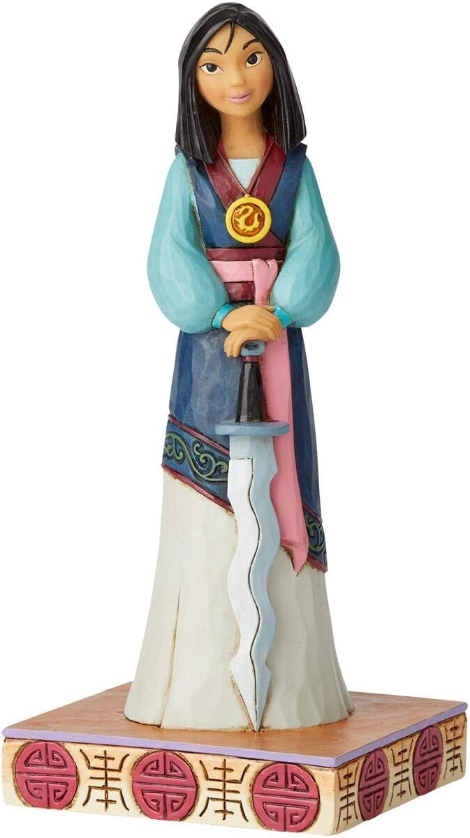 Enesco 6002823 Disney Traditions by Jim Shore Princess Passion Mulan Figur, 18,4 cm, Mehrfarbig , 7.