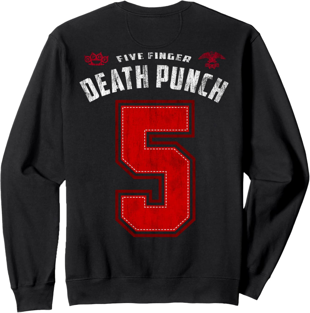 5FDP - Warhead Skull Front Back Print Sweatshirt