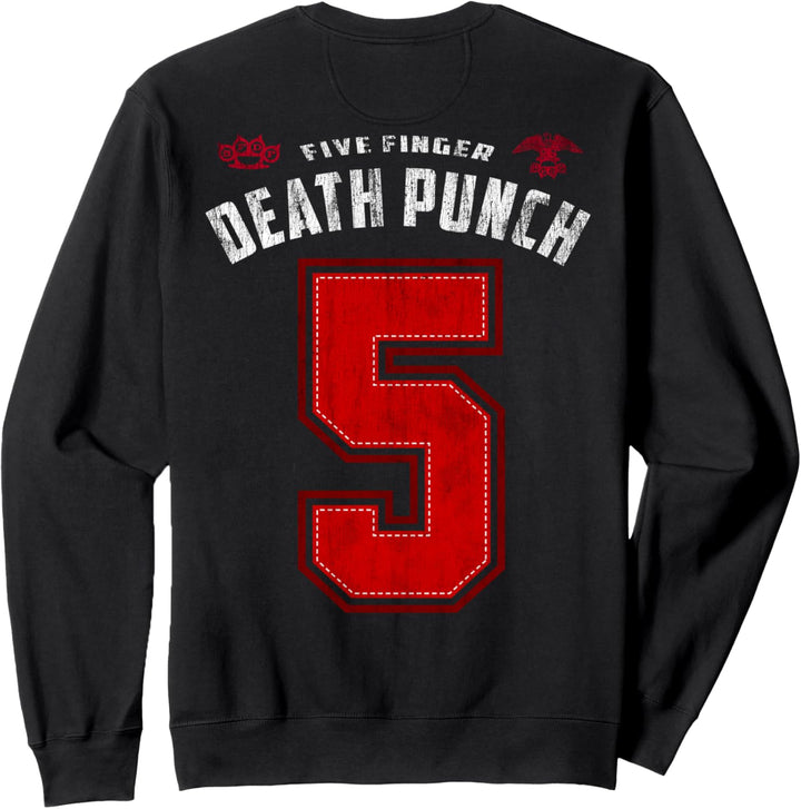 5FDP - Warhead Skull Front Back Print Sweatshirt