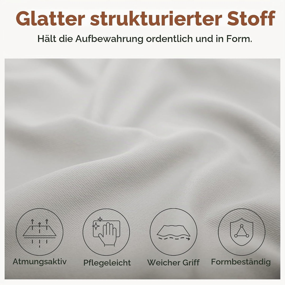 StorageWorks extra grosse Aufbewahrungsbox Stoff, faltbare Boxen Aufbewahrung für Regale, Schränke,
