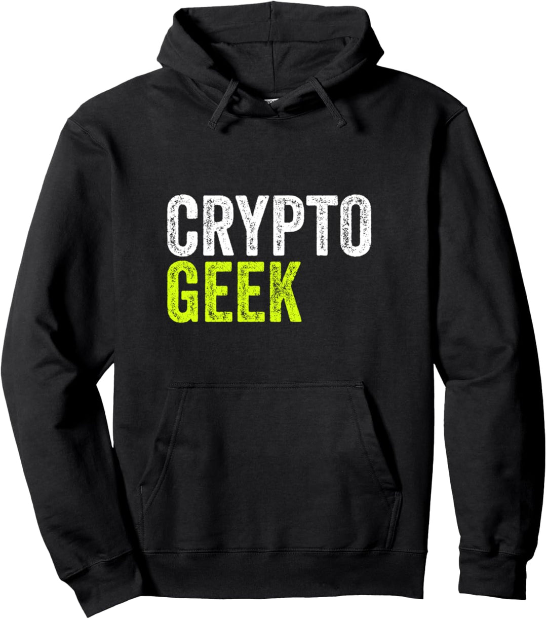 Crypto Geek Lustige Kryptowährung Pullover Hoodie