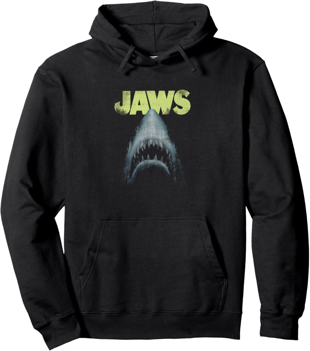 Jaws From Beneath Neon Logo Pullover Hoodie