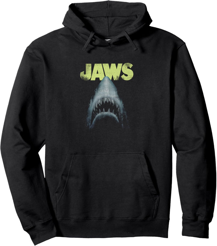 Jaws From Beneath Neon Logo Pullover Hoodie