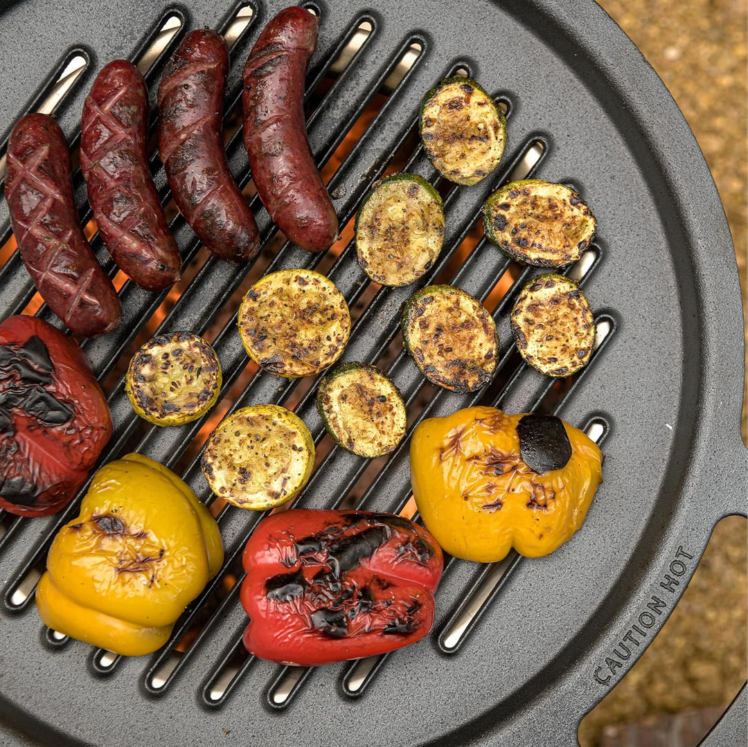 Solo Stove Gusseisen-Grillrost für Feuerschale Bonfire und Yukon | Grillplatte für Feuerstelle, Umba