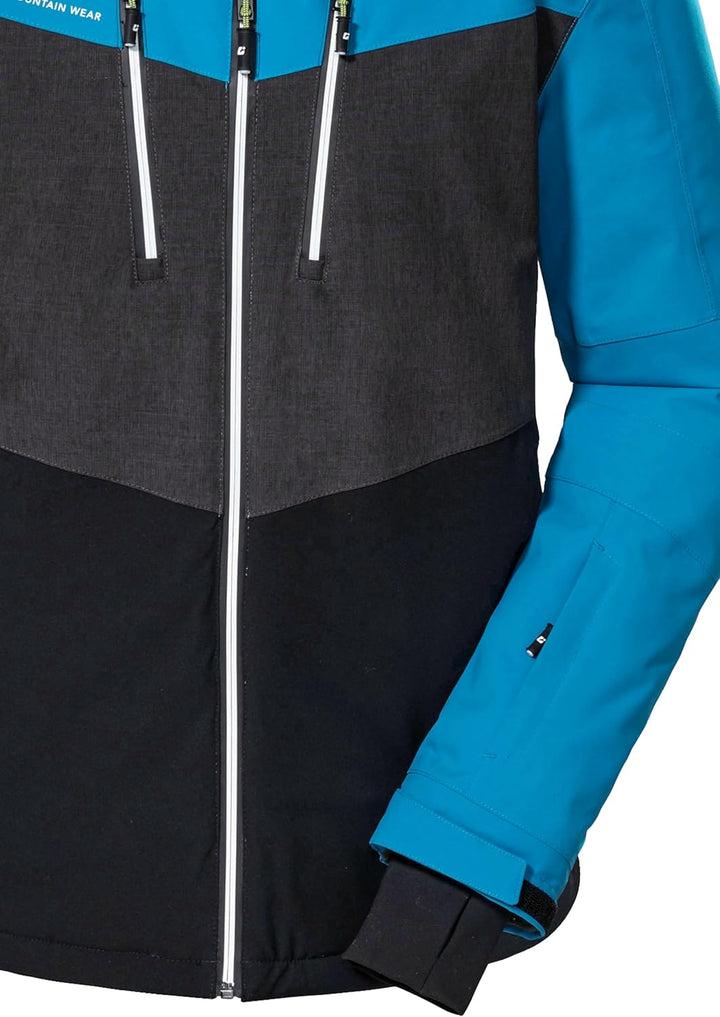 Killtec Herren Ksw 45 Mn Ski Jckt Skijacke/Funktionsjacke mit abzippbarer Kapuze und Schneefang S sc