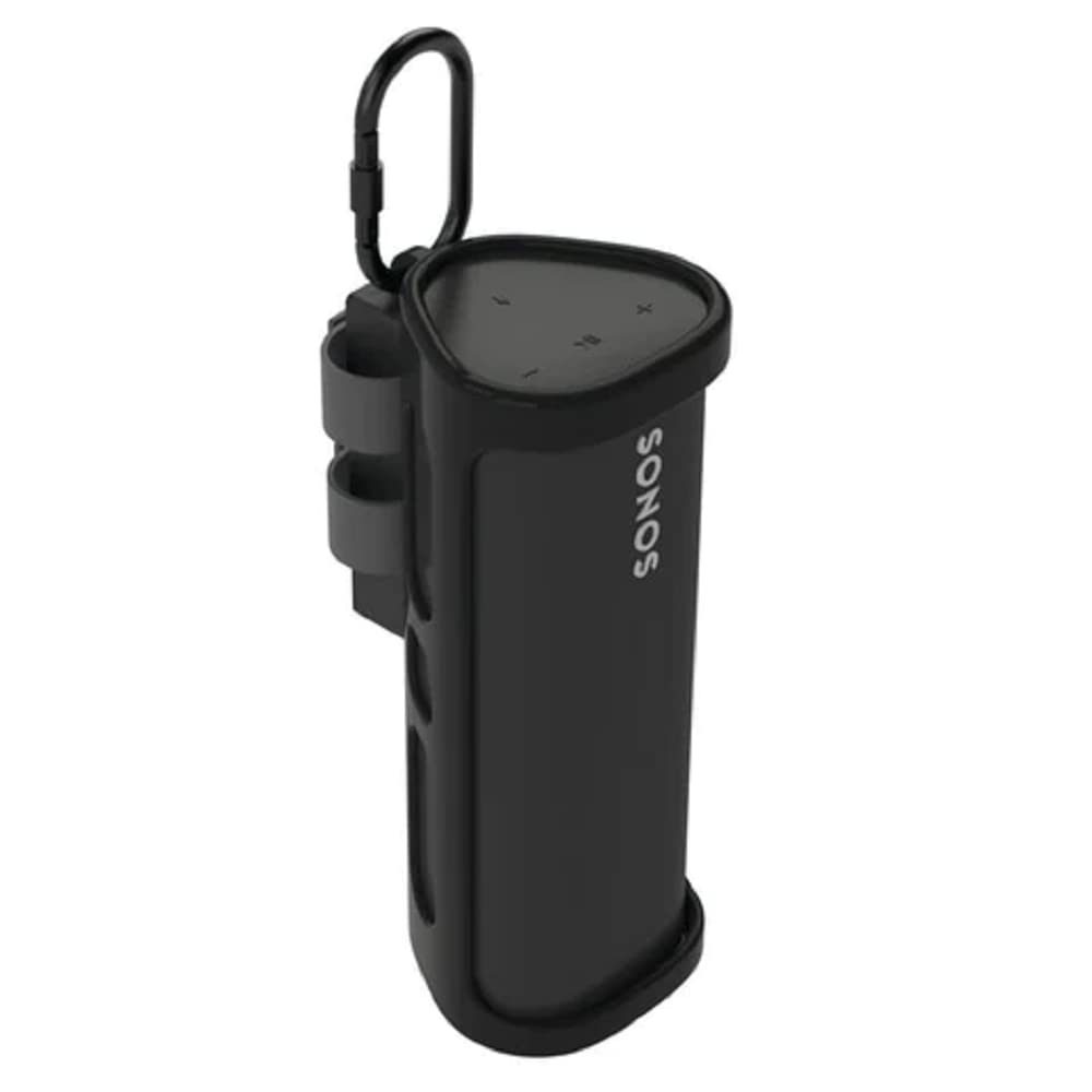 Flexson Montierbare Reiseabdeckung für Sonos Roam - Schwarz