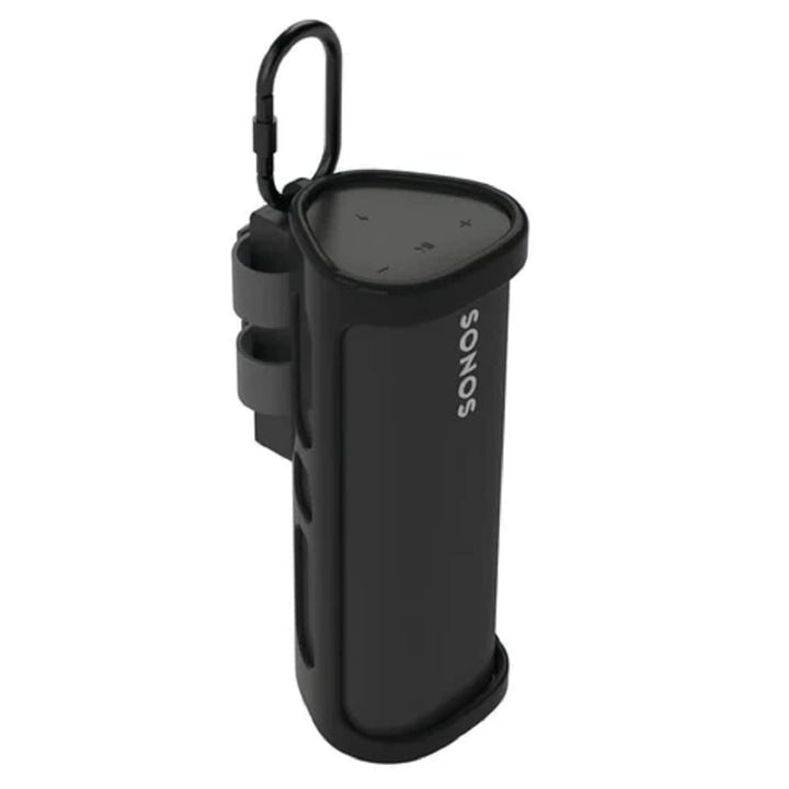 Flexson Montierbare Reiseabdeckung für Sonos Roam - Schwarz