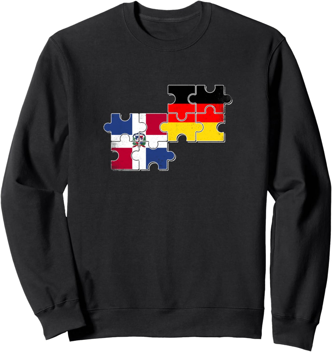 Dominikanische Republik Deutschland Flagge Sweatshirt