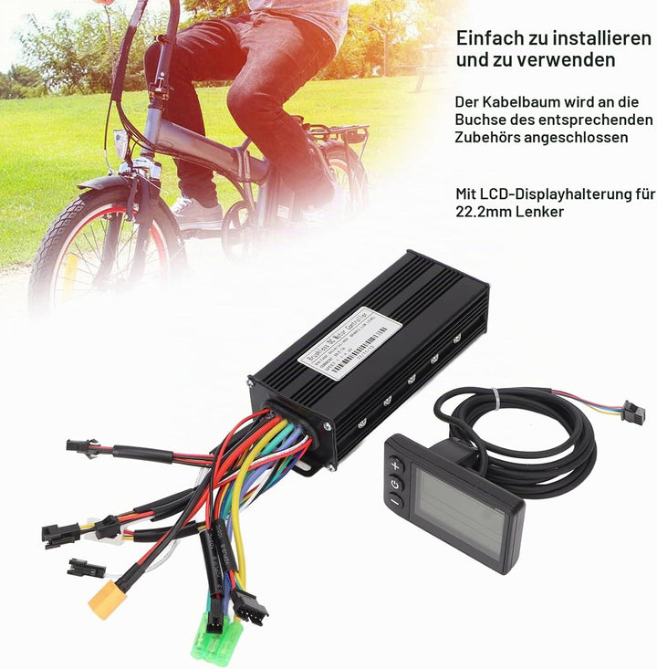 BuyWeek Brushless Motor Controller Kit, DC 24V 36V 48V 750W 1000W 30A Sinuswelle Bürstenlose Control